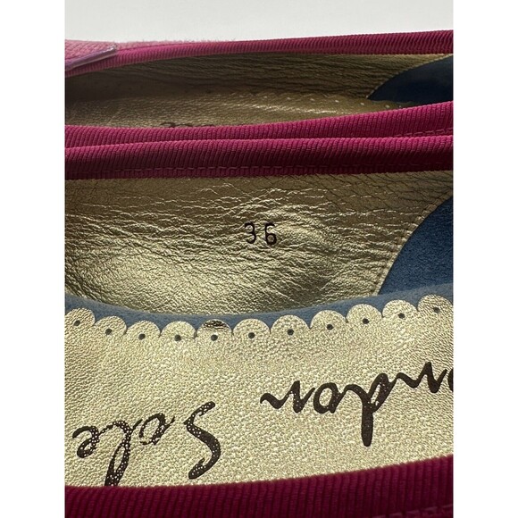London Sole Ballet Flats Pink With Bow Size 36/5.5 US GUC!!! - Picture 3 of 6